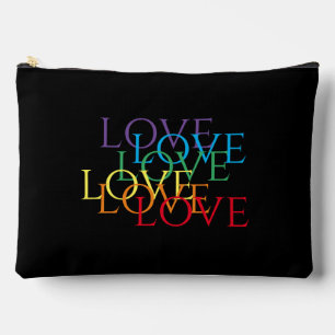 RAINBOW LOVE II Grand sac de poche d'accessoires