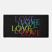 RAINBOW LOVE II Office Studio Desk Mat (Recto)