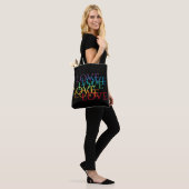 RAINBOW LOVE II Sac fourre-tout à épaule (Sur le modèle)
