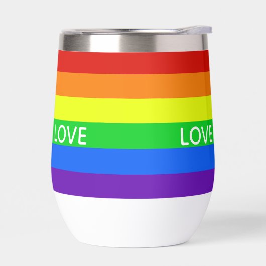 Rainbow Love is Love Gay pride (Gauche)