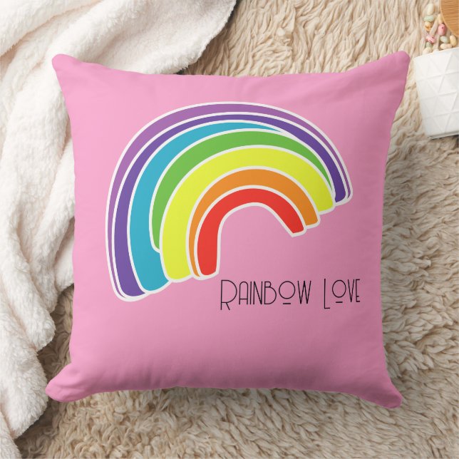 Rainbow Love Kussen (Deken)