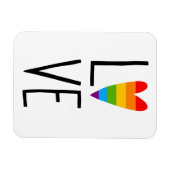 Rainbow Love Magneet (Horizontaal)
