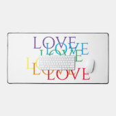 RAINBOW LOVE Office Studio Desk Mat (Clavier et souris)