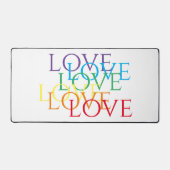 RAINBOW LOVE Office Studio Desk Mat (Recto)
