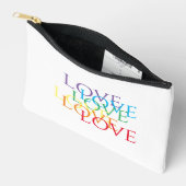 RAINBOW LOVE Petit sac de poche à accessoires (Ouvrir)