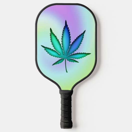 Rainbow Love Pickleball Paddle (Voorkant)