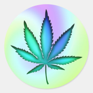 Rainbow Love Ronde Sticker