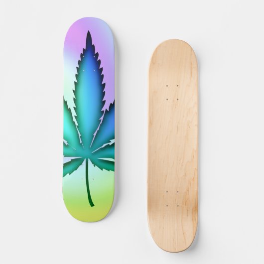 Rainbow Love Skateboard (Voorkant)