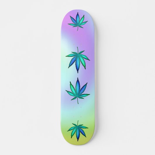 Rainbow Love Skateboard (Voorkant)