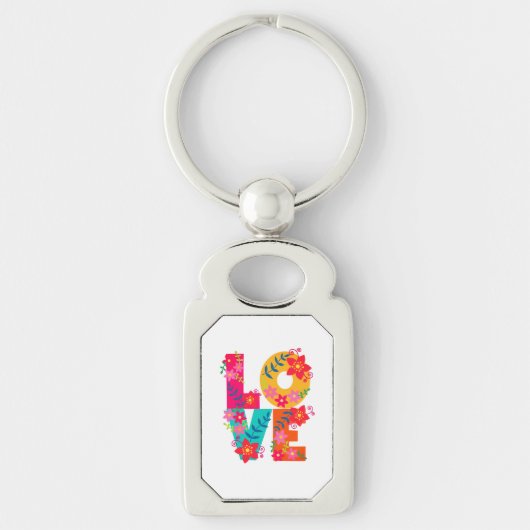 Rainbow Love Sleutelhanger (Voorkant)