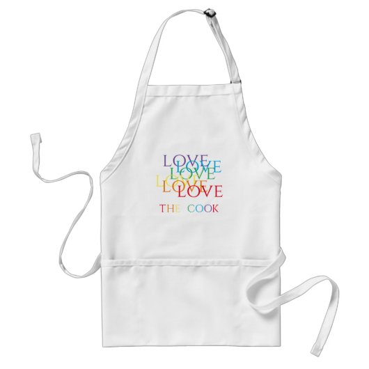 RAINBOW LOVE Standaard Schort (Voorkant)