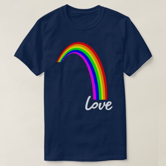 RAINBOW LOVE T-Shirt (Design voorkant)