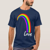 RAINBOW LOVE T-Shirt (Voorkant)