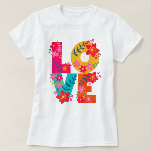 Rainbow Love T-shirt (Design voorkant)