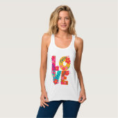 Rainbow Love Tanktop (Volledige Voorkant)
