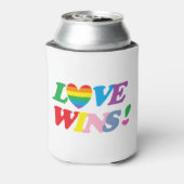 Rainbow Love Wins Koelbox Blikjeskoeler (Blikje Achterkant)