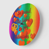 Rainbow Love Women Grote Klok (Hoek)