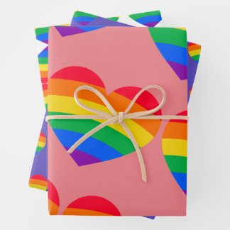 Rainbow Love Wrapping Paper Pride Wrap