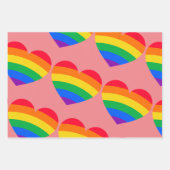 Rainbow Love Wrapping Paper Pride Wrap (Voorkant)