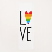 Rainbow Love Yogamat (Voorkant)