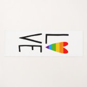 Rainbow Love Yogamat (Voorkant (horizontaal))