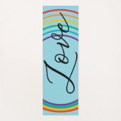 Rainbow Love Yogamat (Voorkant)