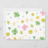 Rainbow Lucky un Carte de remerciements fête d'ann (Dos)