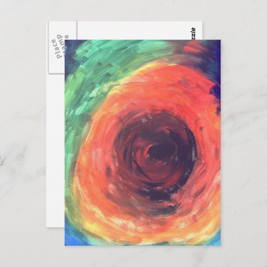 Rainbow Maelstrom Briefkaart (Voorkant / Achterkant)