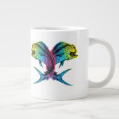 Rainbow Mahi Mahi Extra Grote Mok (Rechts)