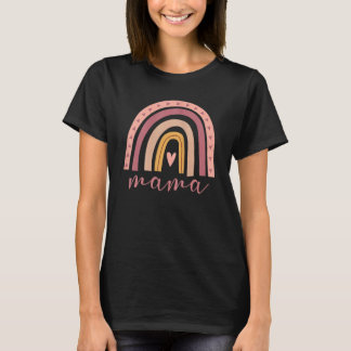 Rainbow Mama  Mothers Day New Mom Life Miracle Bab T-shirt