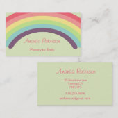 Rainbow mammie Calling Card Contactkaartje (Voorkant / Achterkant)