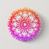 Rainbow Mandala Button (Voorkant)
