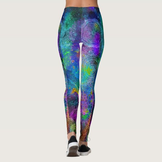 Rainbow Mandala Leggings (Achterkant)
