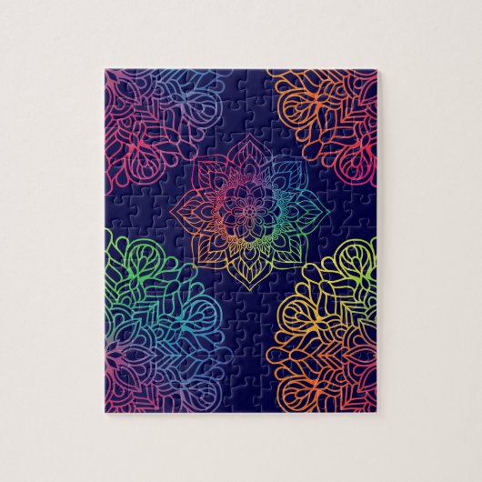 Rainbow Mandala Legpuzzel (Verticaal)