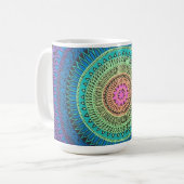 Rainbow Mandala Mok (Voorkant links)