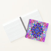 Rainbow Mandala.... Notitieboek (Binnen)