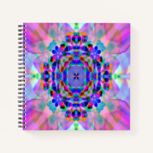 Rainbow Mandala.... Notitieboek