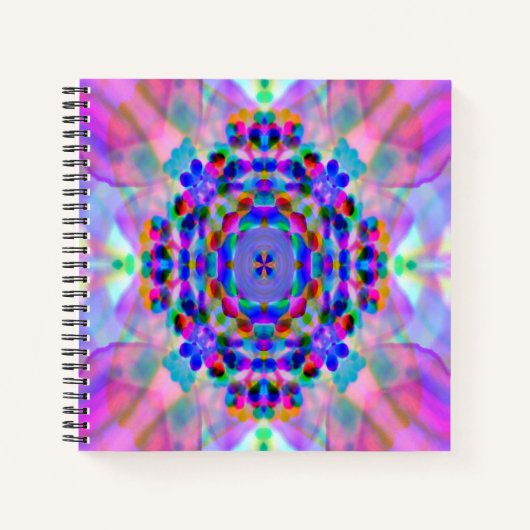 Rainbow Mandala.... Notitieboek (Voorkant)