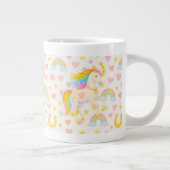 Rainbow Mane Horses Coffee Mug — Cooper & Cody Extra Grote Beker (Rechts)