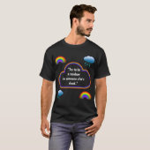 "Rainbow"-Mannen T-Shirt (Voorkant volledig)