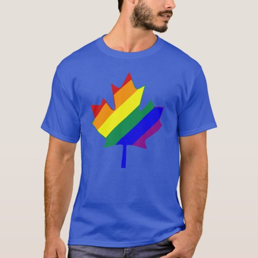 RAINBOW MAPEL LEAF T-SHIRT (Voorkant)