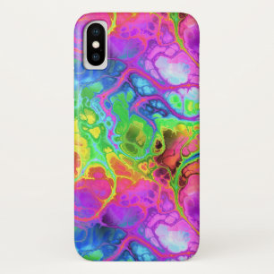 Rainbow Marble iPhone X Hoesje