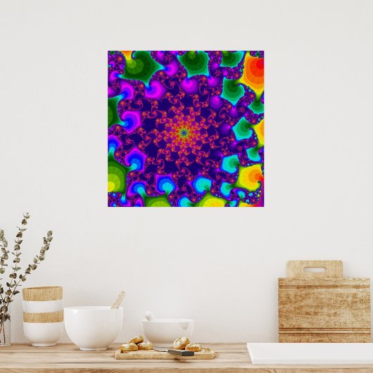 Rainbow Marigold Poster (Keuken)