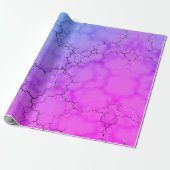 Rainbow Marked Heart Cadeaupapier (Uitgerold)