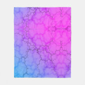 Rainbow Marked Heart Fleece Deken (Voorkant)