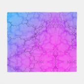 Rainbow Marked Heart Fleece Deken (Voorkant (Horizontaal))