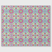 Rainbow Marrakesh Pattern Cadeaupapier (Vlak)