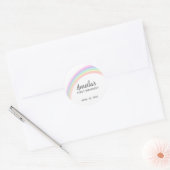 Rainbow merci sticker (Enveloppe)