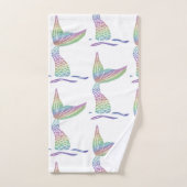 Rainbow Mermaid Bad Handdoek (Handdoek)