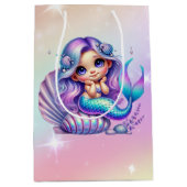 Rainbow Mermaid Medium Cadeauzakje (Voorkant)